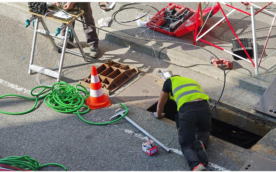 travaux assainissement Les Ulis
